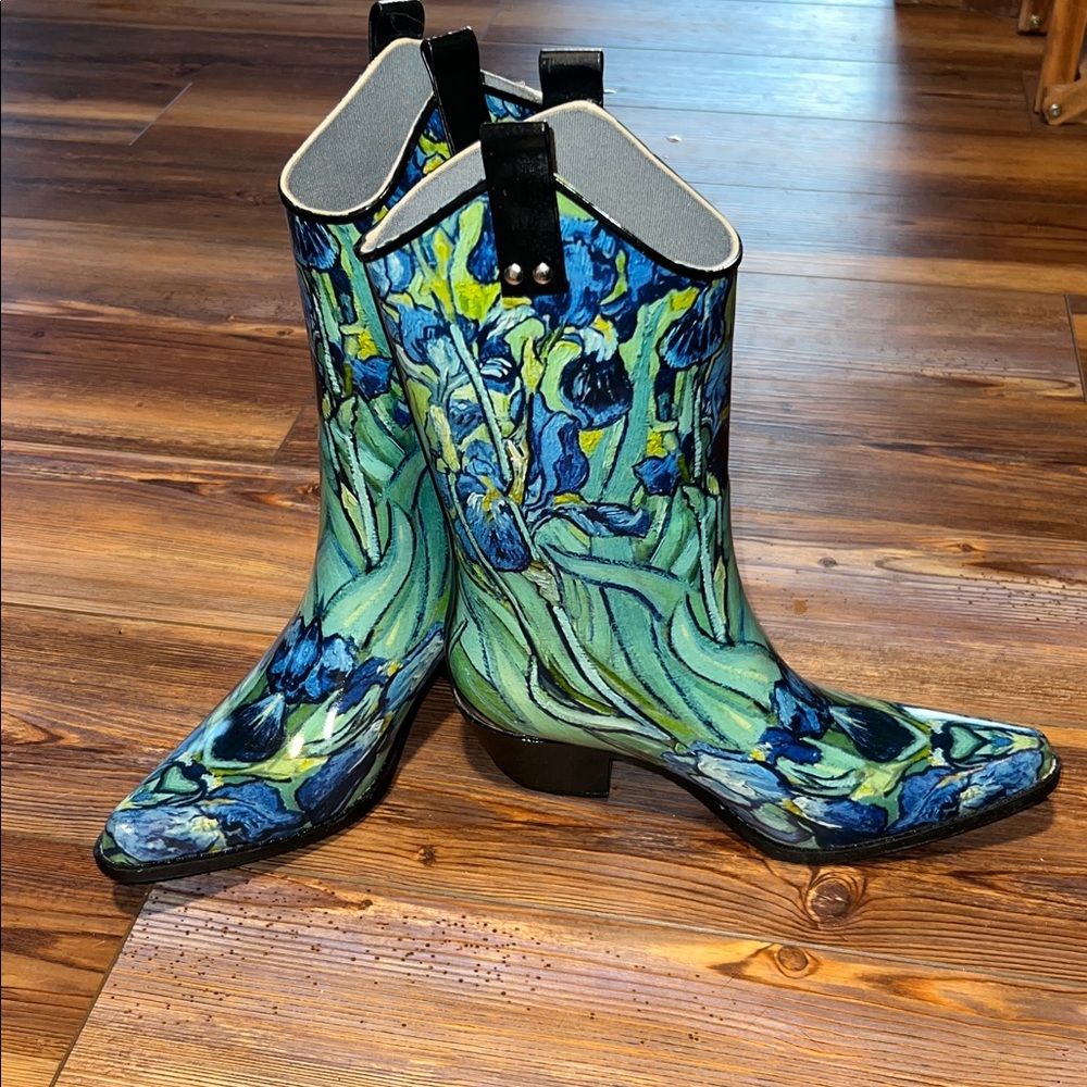 Nomad Pull-On Cowboy Rubber Rain Boots - Yippy - Picture 2 of 7